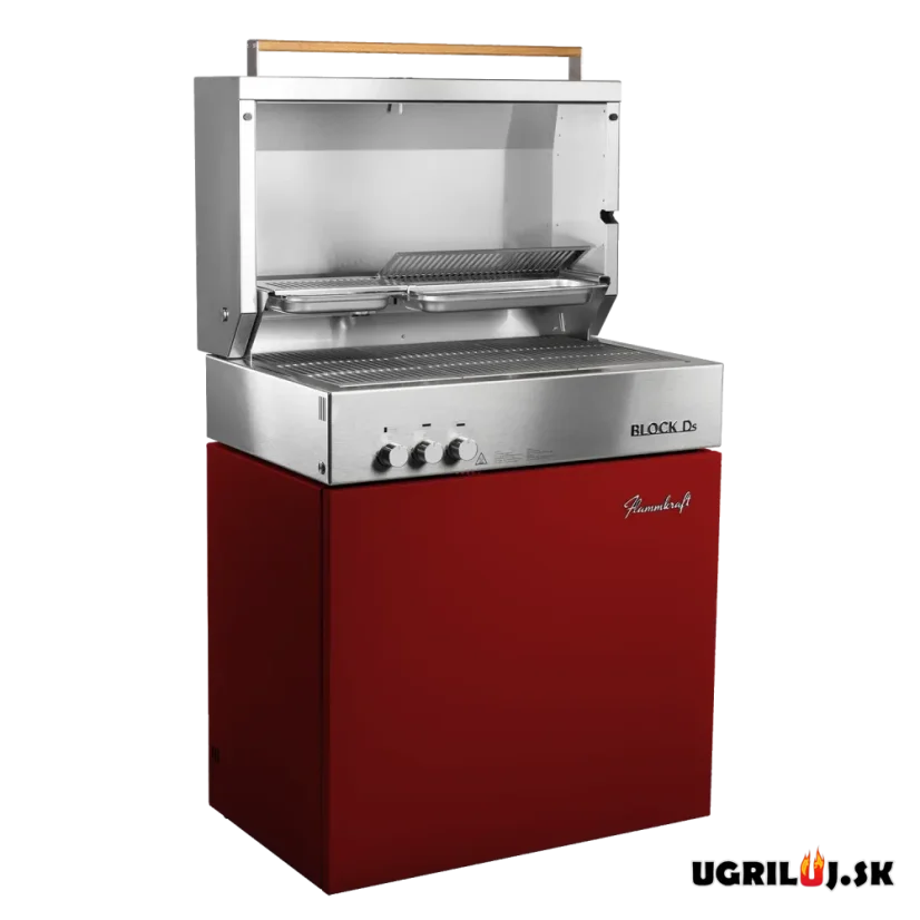 Plynový IR gril Flammkraft - BLOCK Ds (GEN.5), Ruby