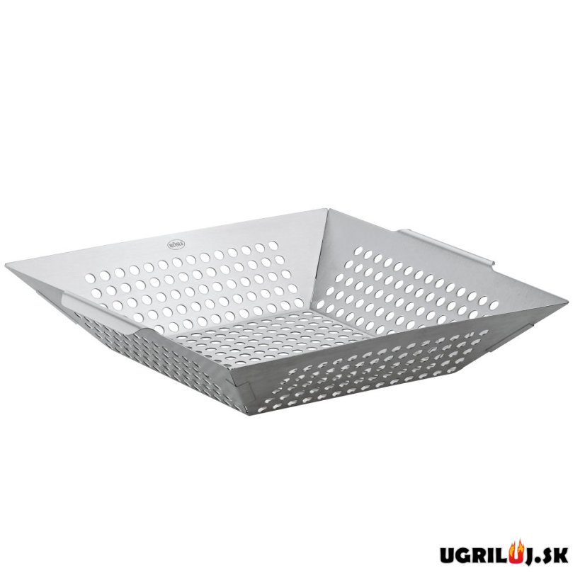 Košík na zeleninu Rösle - Grill Wok, děrovaný