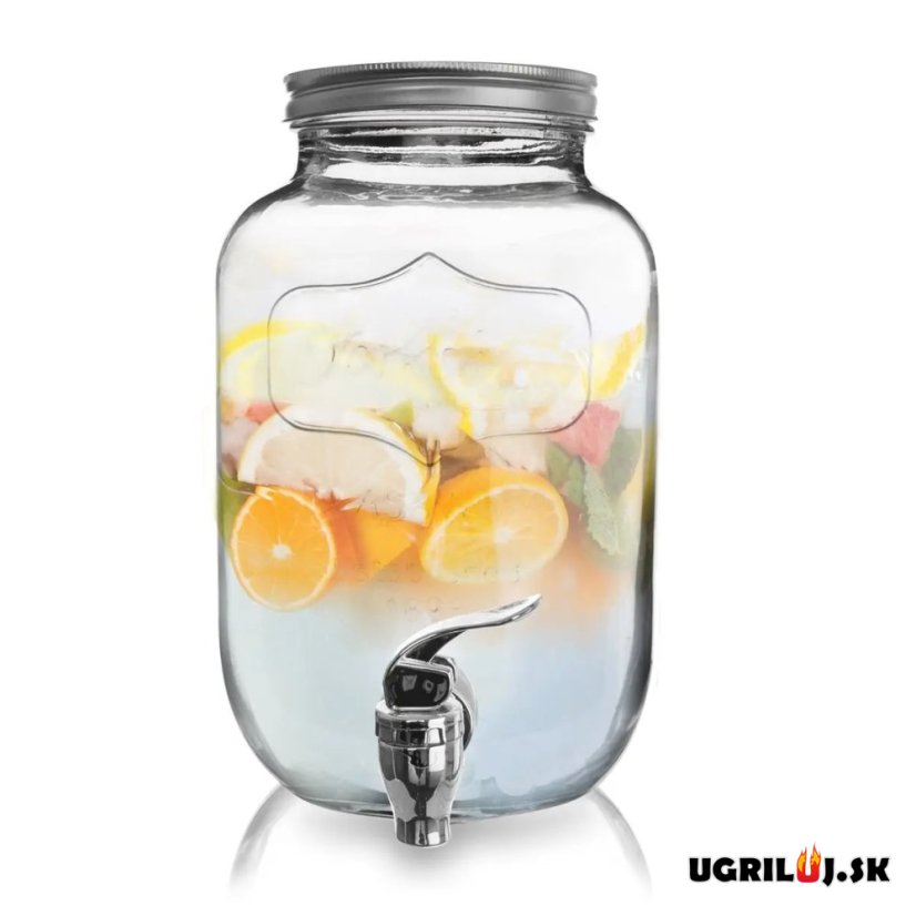 Čepovací láhev/zásobník na studené nápoje, 4L