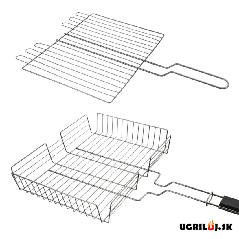 Grilovací držiak Orion - na ryby a zeleninu, 32x26cm