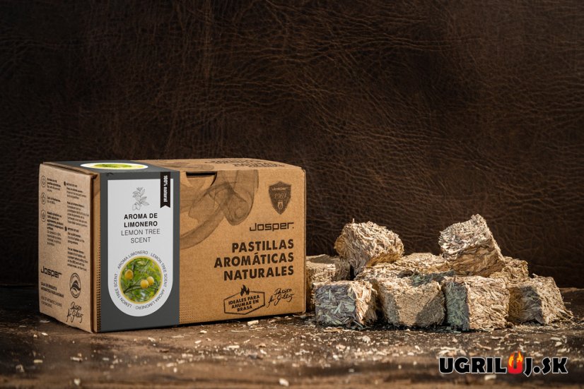Aromatické brikety do grilu, Josper, Citrón, 48ks