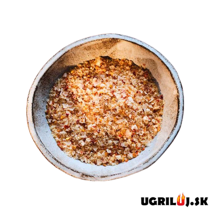 Maldonská soľ, biela, (vločky), chilli, 100g