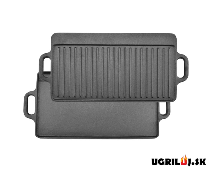 Liatinová grilovacia platňa, tál 51x24cm