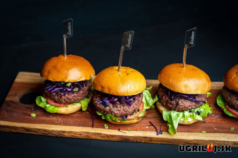 Forma/lis na hamburger - Enders, Set 4x špízy
