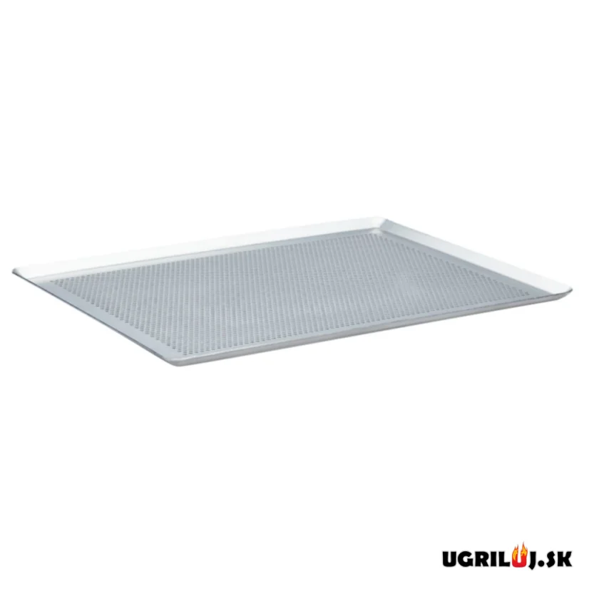Grilovací plech na pečenie de Buyer, perforovaný, nerez, 40x30cm