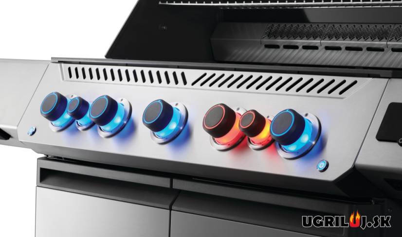 Plynový gril Napoleon - Prestige P665 EVO, Nerez
