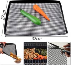 Teflónová podložka na gril, dierovaná 37x27cm