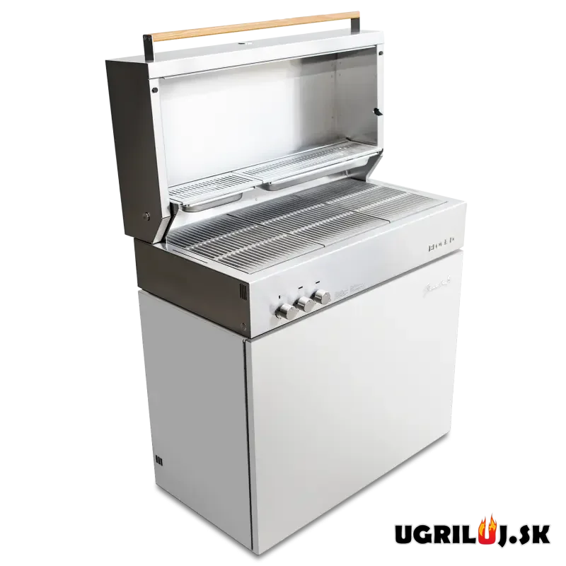 Plynový IR gril Flammkraft - BLOCK D (GEN.5), Ivory White