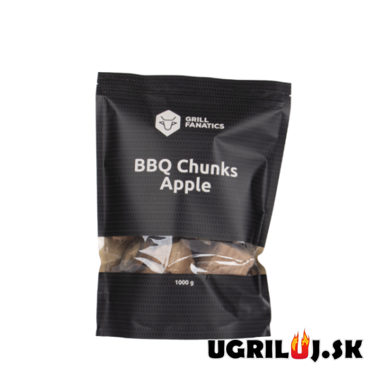 Štiepka do grilu - Kúsky na údenie, Jablko, 1kg