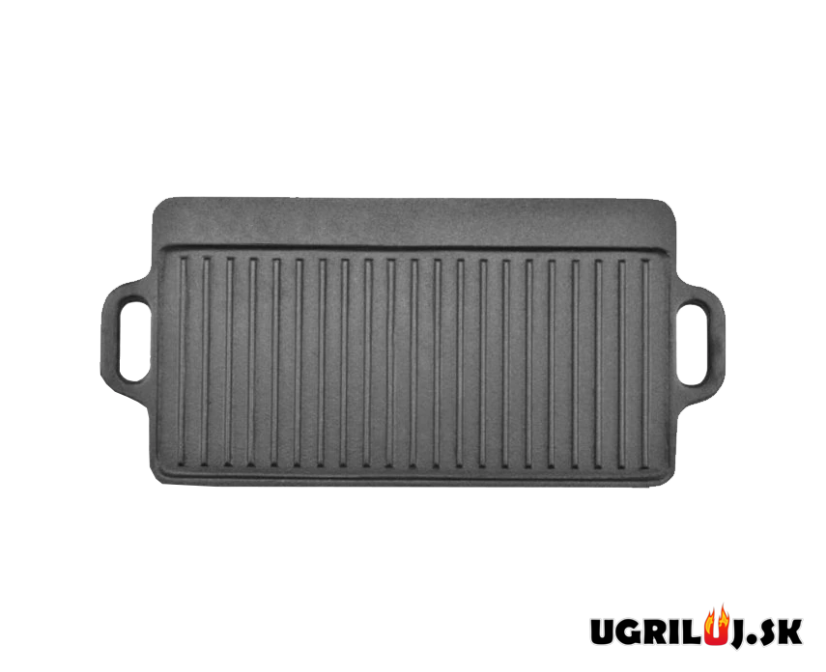 Liatinová grilovacia platňa, tál 51x24cm