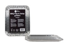 Hliníková tácka na ryby Grill Fanatics - 28x22cm, (5ks)