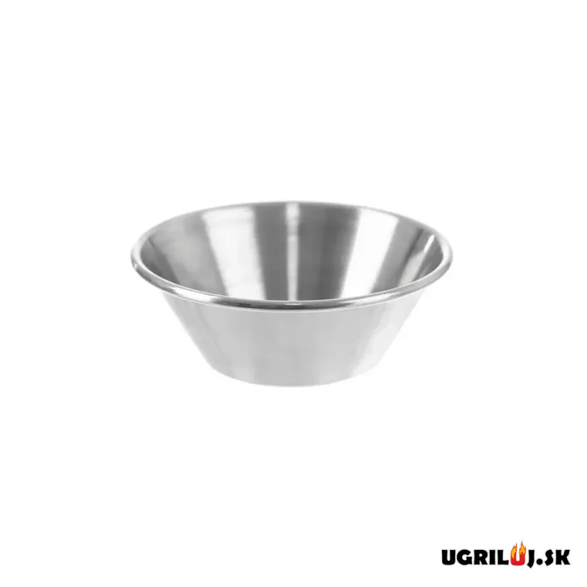 Nerezová servírovacia miska na omáčky, nízka, 50ml