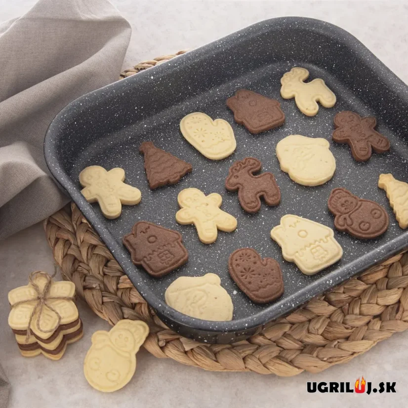 Smaltovaný plech, čierny, 29,5x26x4,5cm