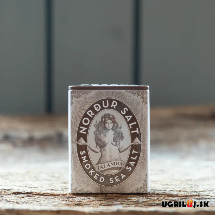 Morská soľ Nordur Salt, údená, (plechovka), 100g