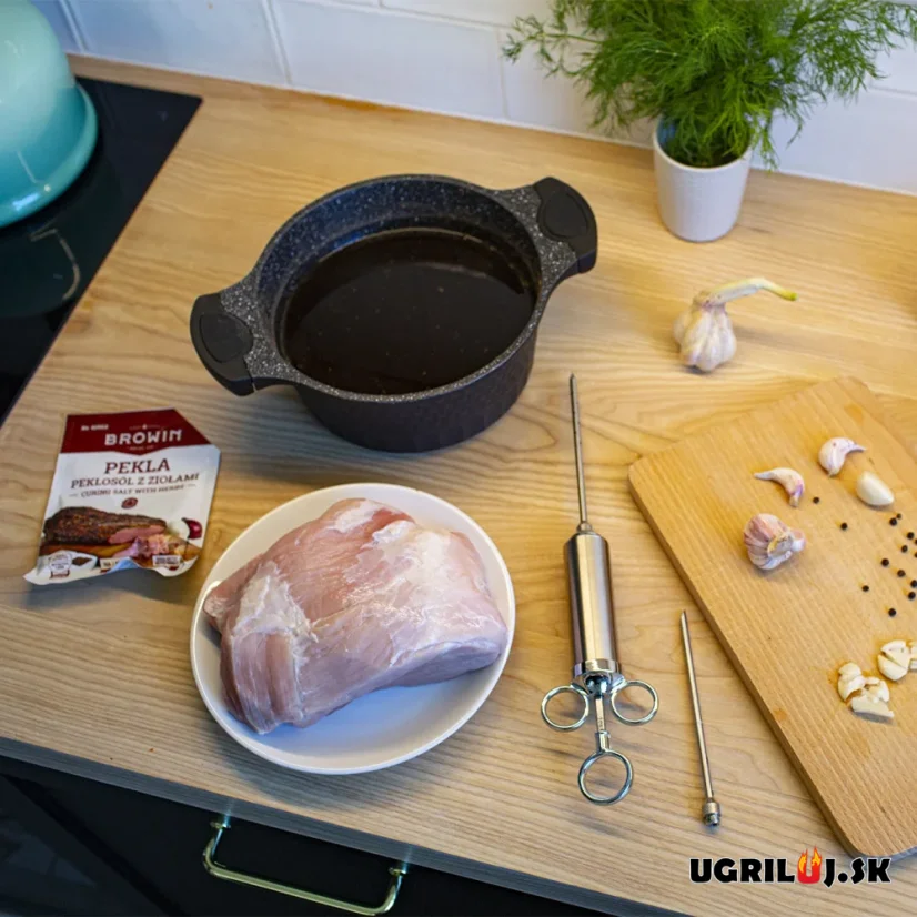 Marinovacia injekcia - 2x nerezová ihla Browin