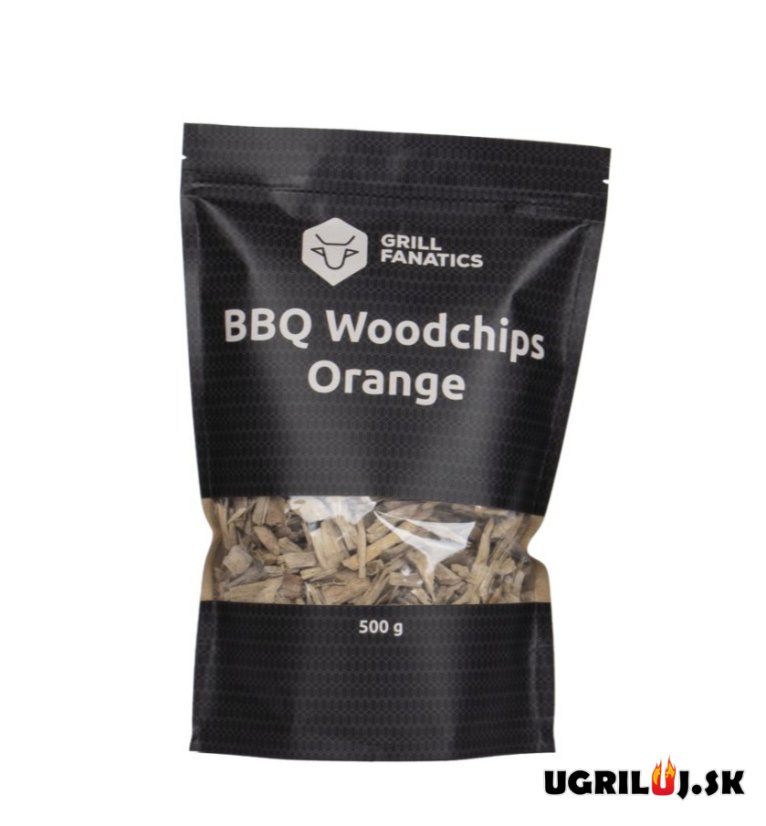 Štiepka do grilu - Lupienky na údenie, Pomaranč, 500g