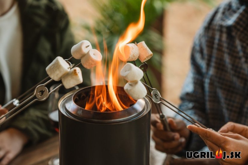 Ohnisko SOLO STOVE - MESA XL - Nerez, Čierna