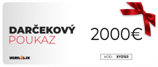 Darčekový poukaz v hodnote 2000€