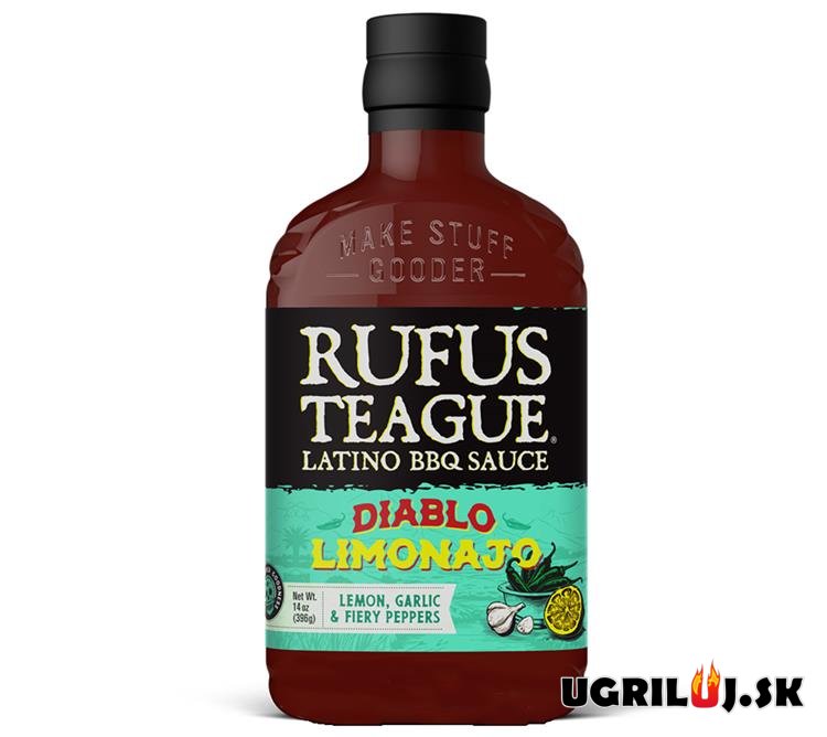 BBQ omáčka na grilovanie - Rufus Teague - Diablo Limonajo, 396g