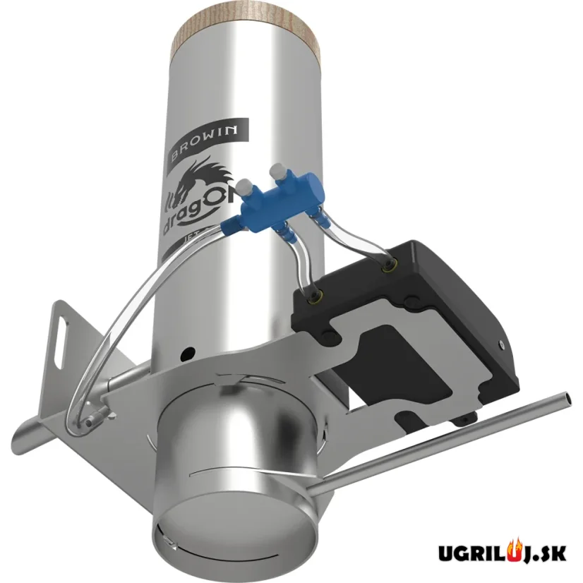 Generátor dymu pre vlastnú udiaren, Browin dragON JET 2 Short s popolníkom