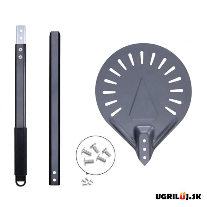 Pizza lopatka teleskopická, perforovaná, 98cm