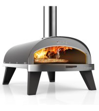 Pizza pec ZiiPa na drevené pelety, tmavo-šedá, 31cm