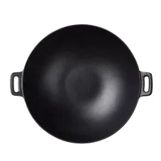 Litinová pánev/wok, 50cm