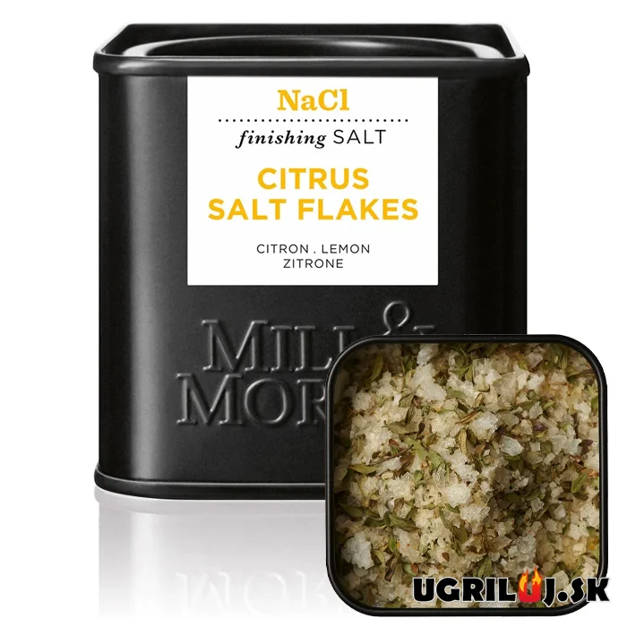Citronová sůl Mill & Mortar, (vločky), 70g