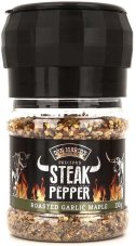 Grilovací koření DON MARCO´S - Steak Pepper Roasted Garlic Maple, 130g (mlýnek)