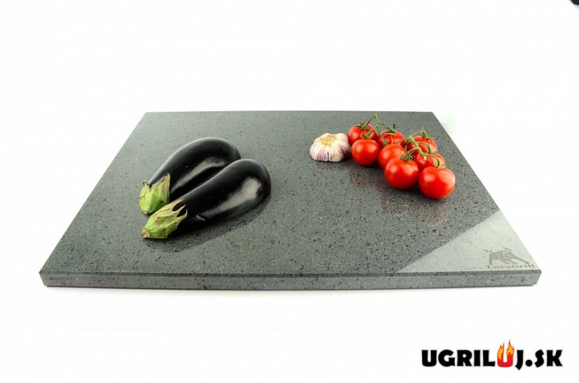 Lávový grilovací kameň, LavaGrill L2, 50x40x2cm