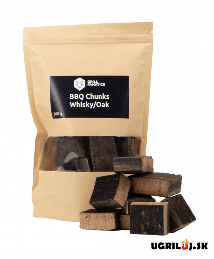 Štiepka do grilu - Kúsky na údenie, Whisky/Dub, 500g Štiepka do grilu - Kúsky na údenie, Whisky/Dub, 500g