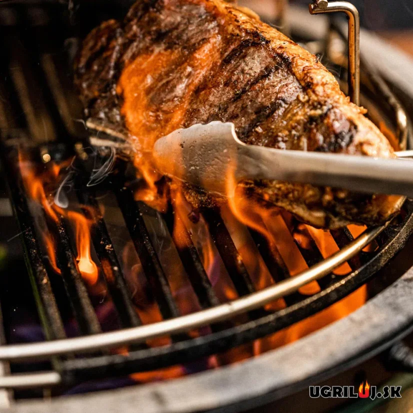 Polkruhový liatinový rošt pre gril Big Green Egg - Medium (M)