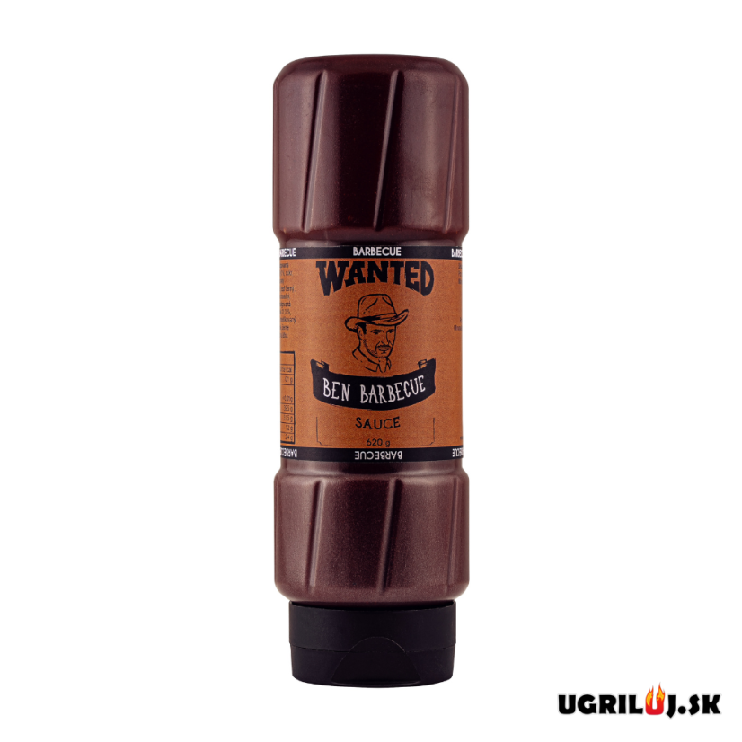 BBQ omáčka na grilovanie - FRUJO - Wanted Ben Barbecue Sauce, 620g