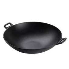 Litinová pánev/wok, 50cm