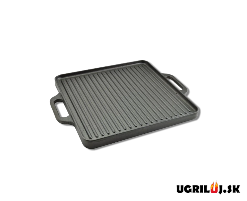Liatinová grilovacia platňa, tál 32x32cm