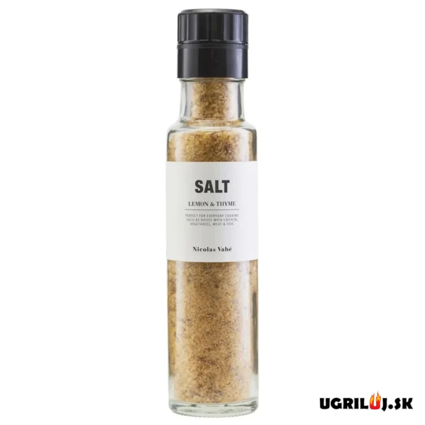 Morská soľ Nicolas Vahé, Lemon & Thyme (mlynček), 320g
