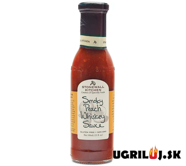 BBQ omáčka na grilovanie - Stonewall Kitchen - Smoky Peach Whiskey Sauce, 330ml