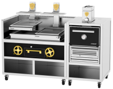 Profesionálny Basque+Oven gril na drevené uhlie, Josper CVJ-50-2-1-PRO-S