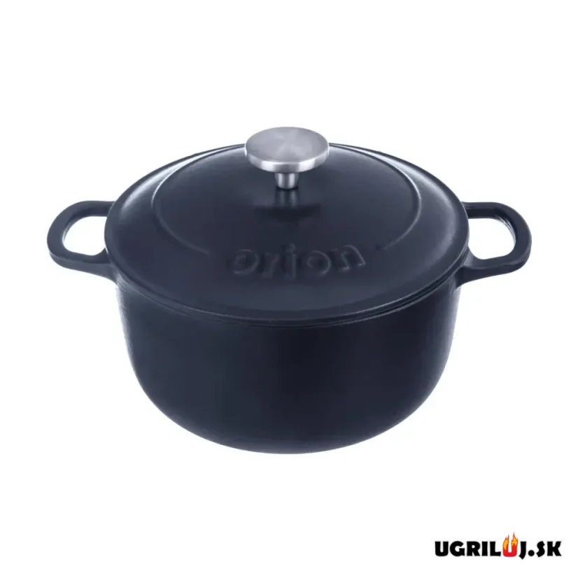 Litinový smaltovaný hrnec s poklicí, 5.2L