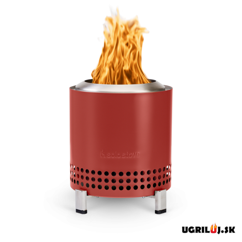 Ohnisko SOLO STOVE - MESA XL - Nerez, Červená