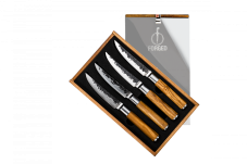 Steakové nože FORGED - Olive, 11.5 cm, sada 4ks