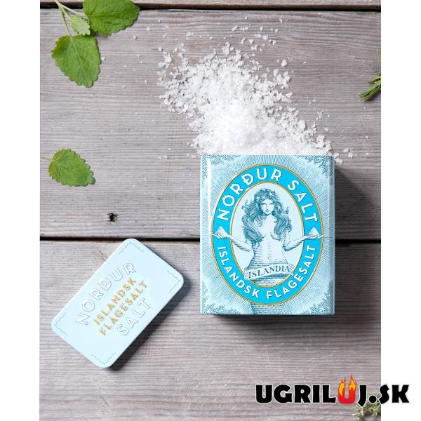 Morská soľ Nordur Salt, biela, (plechovka), 125g
