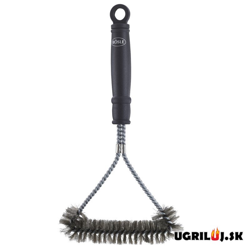 Kartáč na čištění roštů Rösle - Wide Grill Brush, široký, nerez