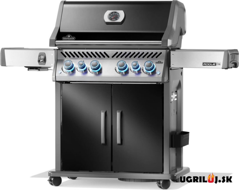 Plynový gril Napoleon - Rogue 525 PRO-S, Čierny (+Rotiseria)