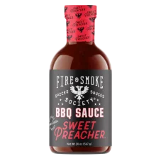 BBQ omáčka na grilovanie - Fire&Smoke - Sweet Preacher BBQ Sauce, 567g