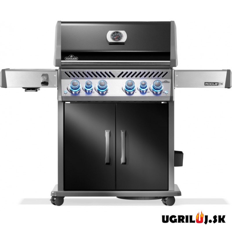 Plynový gril Napoleon - Rogue 525 PRO-S, Čierny (+Rotiseria)