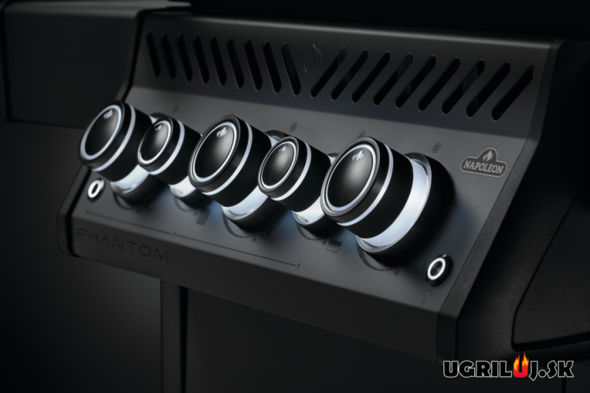 Plynový gril Napoleon - Rogue SE 425 PHANTOM RSIB, Matte Black (+Rotisserie)