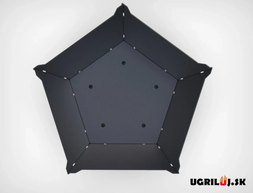 Ohnisko Nomad Industry, Pentagon, steel, SS 6mm