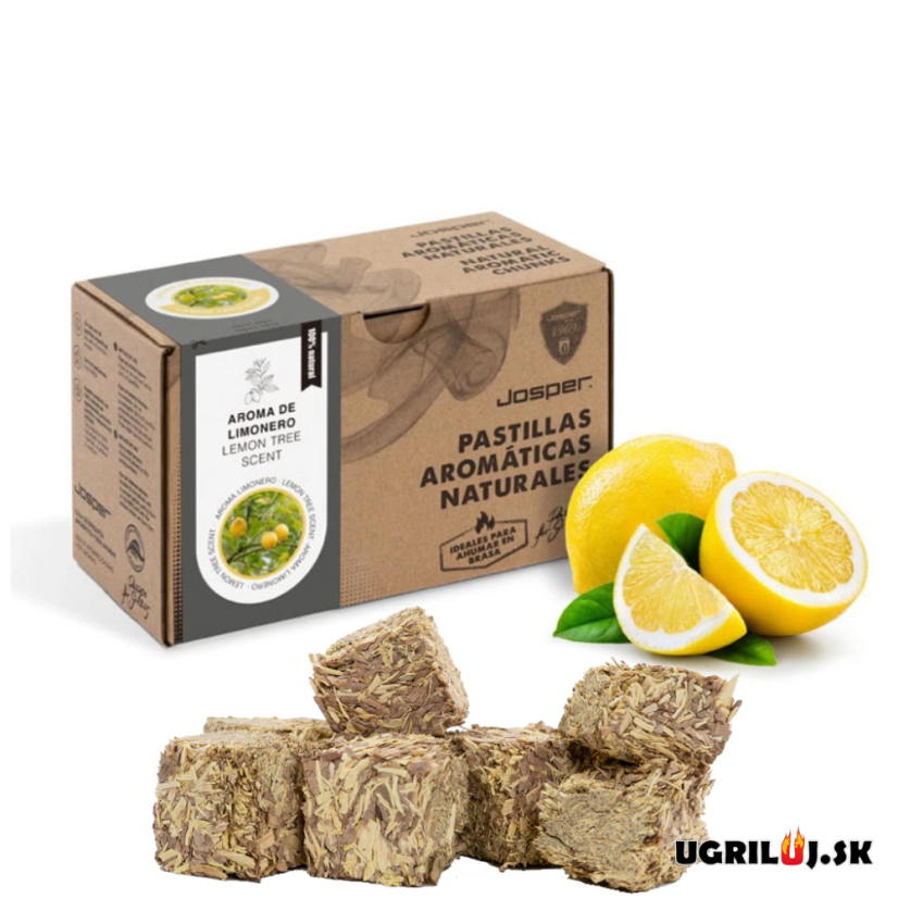 Aromatické brikety do grilu, Josper, Citrón, 48ks