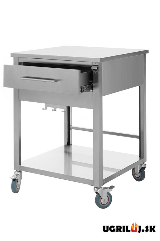Nerezový stôl pod údiarne Borniak